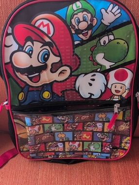 Kids Superhero Character Backpack - Red, Green, Blue